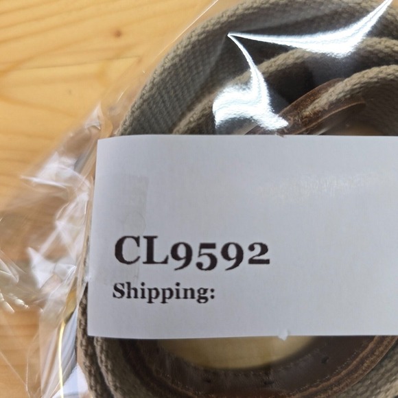 Preston Leather Belt Womens Size 34 Blue Empty Basket Gardening - Picture 10 of 10